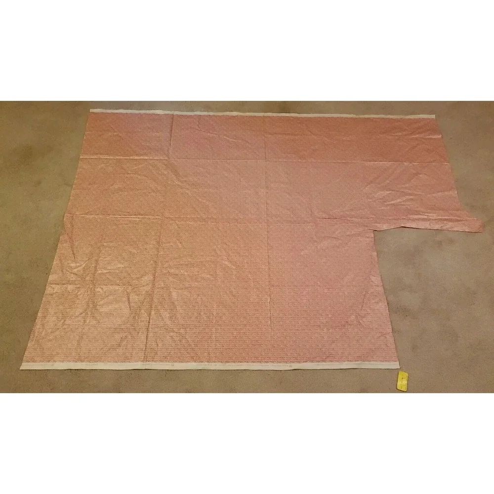 Vintage Waverly Fabric Royal Copenhagen Manufactory Floral Pink and White